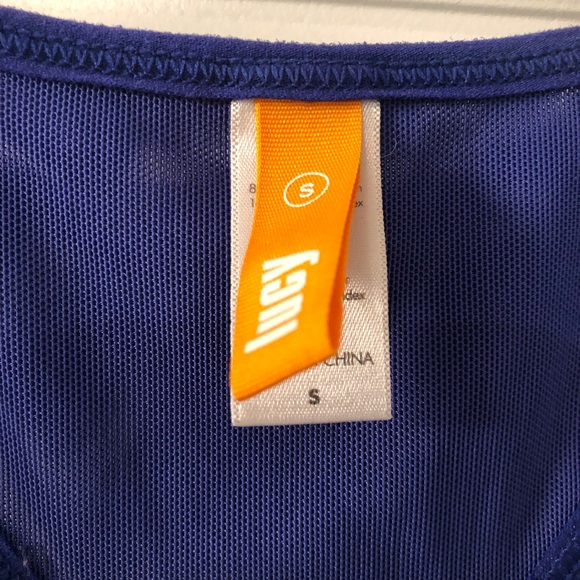 Blue Lucy Workout Top - Picture 3 of 4